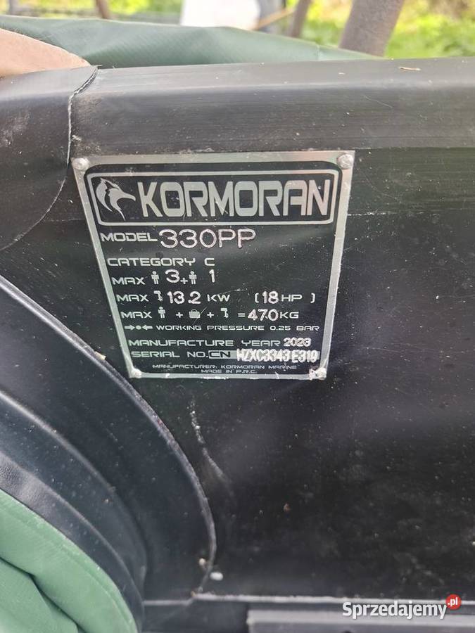 Ponton z silnikiem elektrycznym Poręba