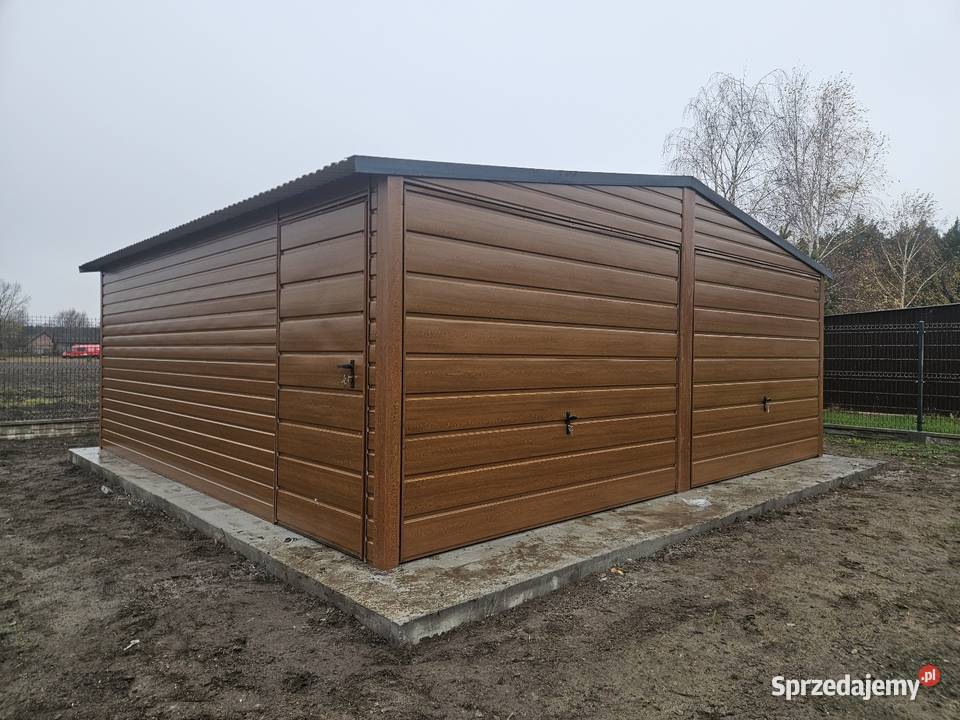 6x6 Garaze Blaszane Garaż Blaszany Blaszak samodzielny Ropczyce