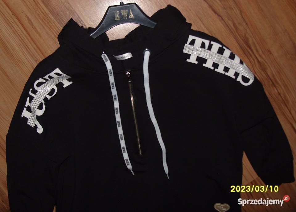 NOWA bluza The Wess z kapturem rękaw 34 r ML Rawicz