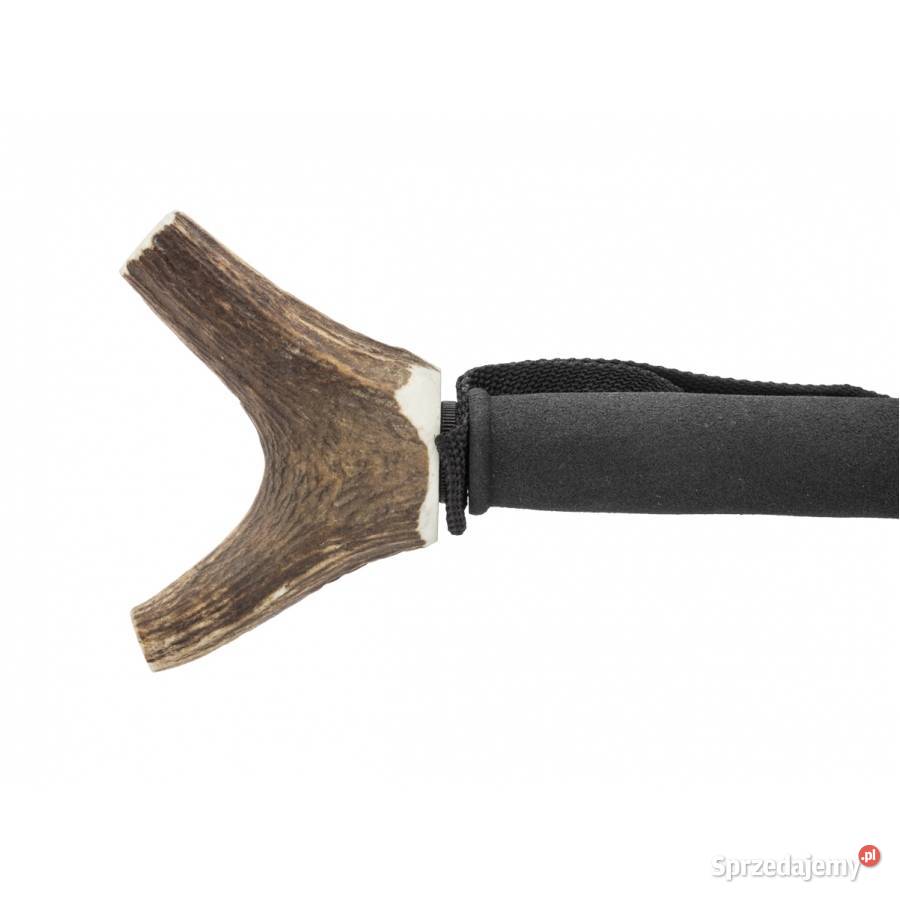 Forkiet pastorał do broni końcówka z poroża wielkopolskie Trzcianka