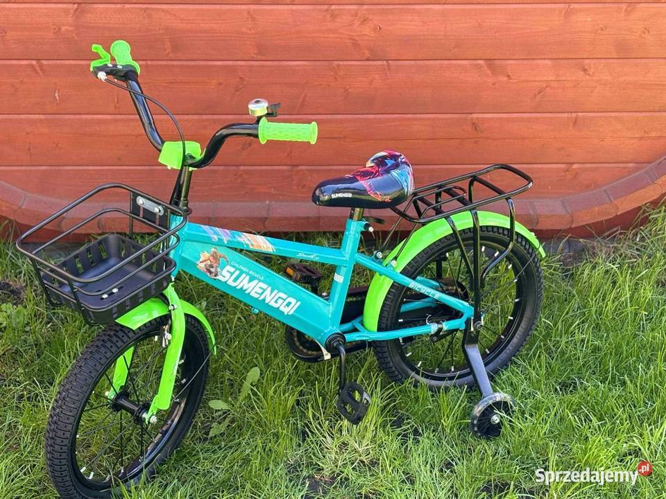 Rowerek 16 zielony dolnośląskie Zgorzelec