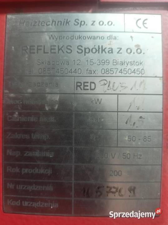 Piec kocioł CO węgiel drewno Ostrówek-Kolonia