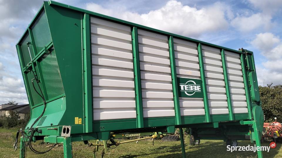 Rozrzutnik obornika Tebbe HS180 przyczepa nieuszkodzony Wąwelno