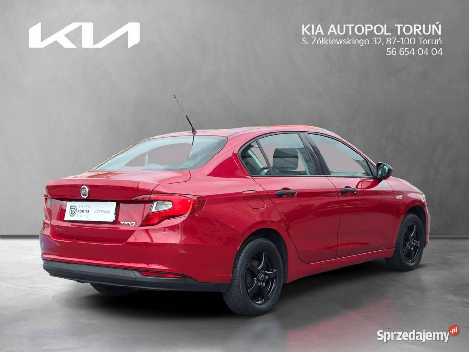 Fiat Tipo 99 przebiegusalon Bezwypadkowy II 2016 aluminiowe felgi Toruń