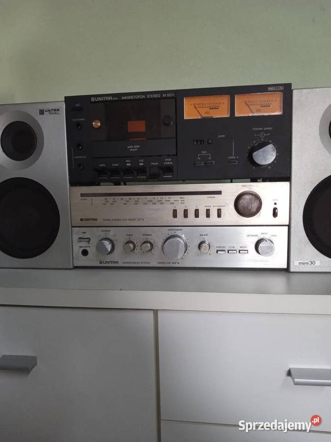 Zestaw stereo UNITRA PRL lata 80 śląskie Tychy