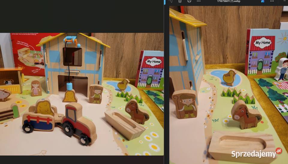 Drewniana farmawooden farm set my home 4 lata+ Bydgoszcz