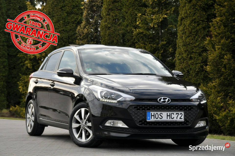Hyundai i20 11CRDI75LedPanoramaAsystent podgrzewane fotele Motoryzacja mazowieckie Ostrów Mazowiecka