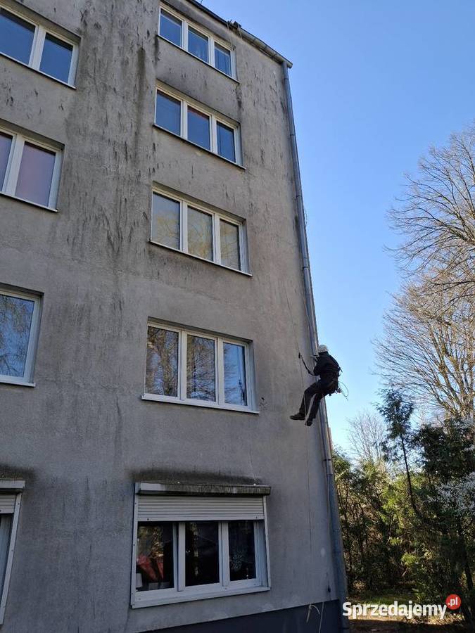 prace wysokościowe alpinista mycie malowanie Gorzów Wielkopolski