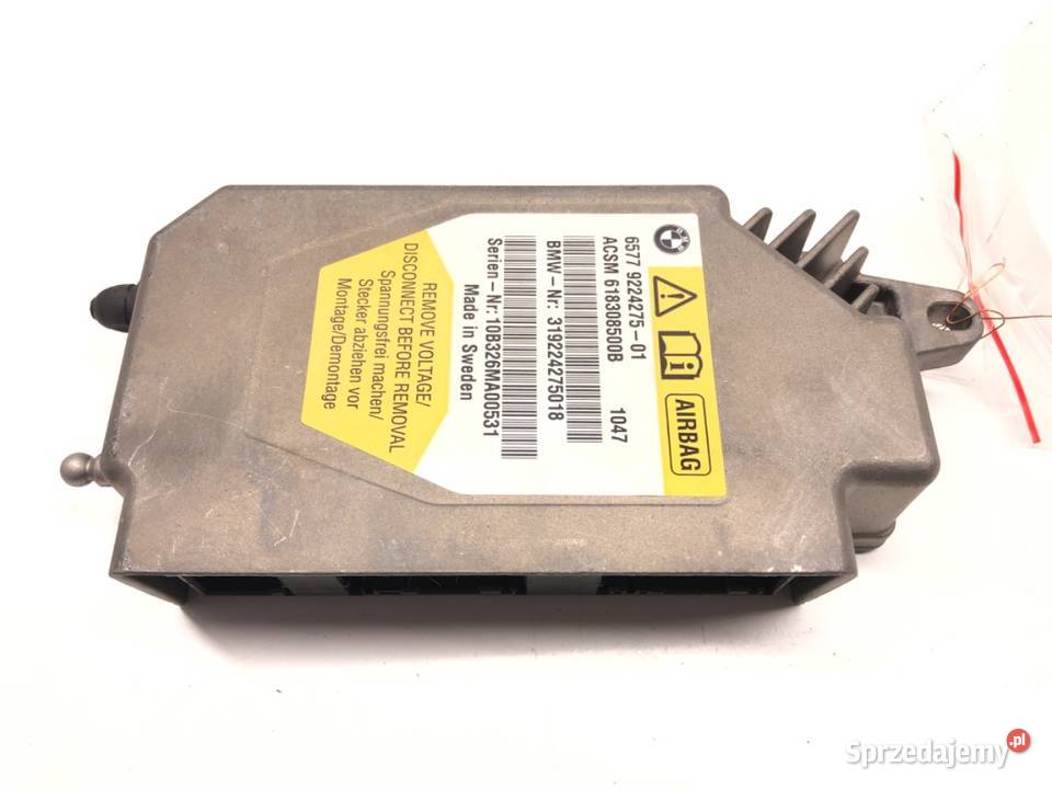 SENSOR AIRBAG BMW F01 9224275 0815 CZUJNIK Części samochodowe