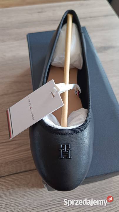 Skórzane baleriny Tommy Hilfiger Siemianowice Śląskie