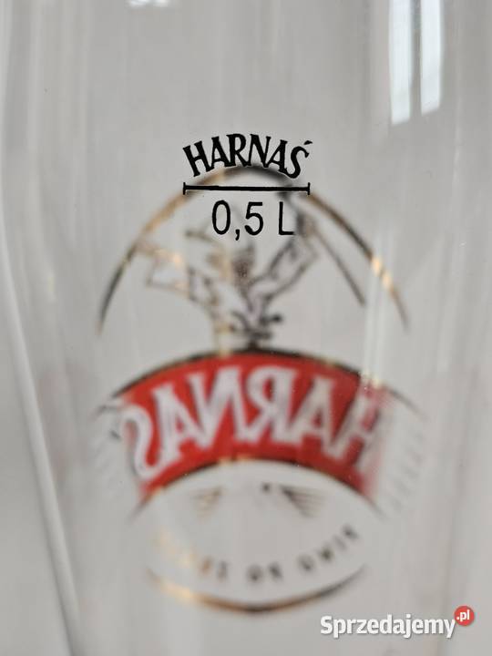 Szklanka Harnaś pokal kufel 05 l Krosno