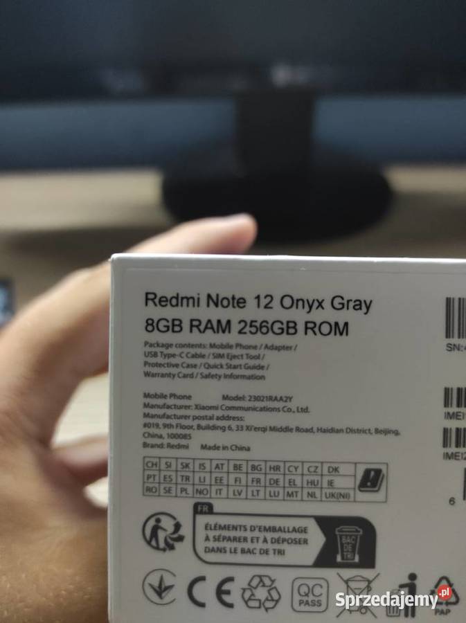 Redmi Note 12 Onyx Gray 256GB podkarpackie