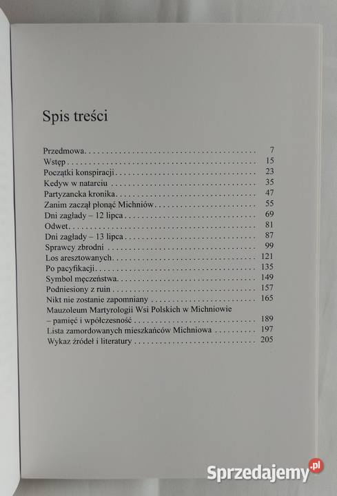 ZAGŁADA MICHNIOWA Longin Kaczanowski sprzedam