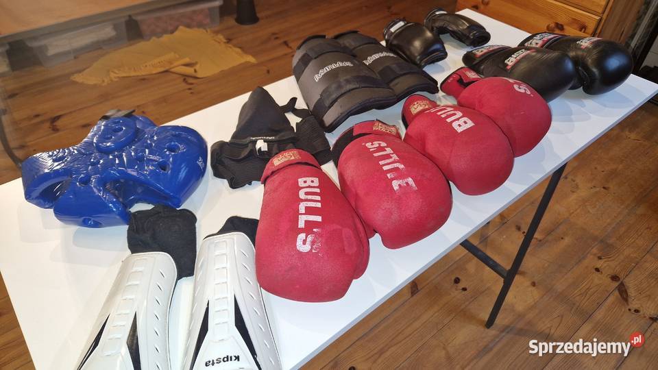 rękawice bokserskie zestaw boks kickboxing