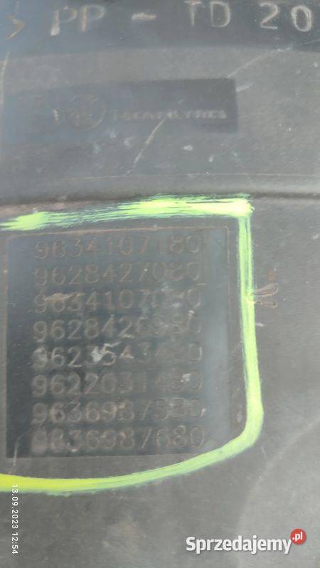 6HCITROEN XSARA PICASSO OBUDOWA FILTRA POWIETRZA Powietrza Włoszczowa