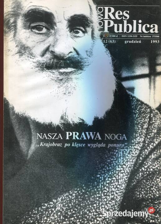 Nowa Res Publica Rocznik 1993 Komplet Pozostałe Szczecin