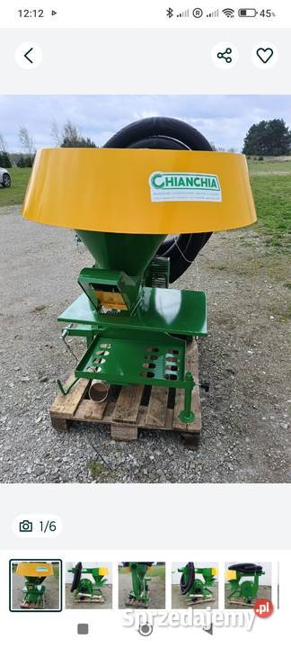 Mini kombajn do orzechów laskowych