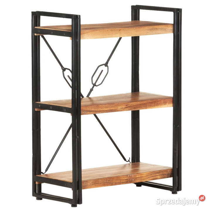3poziomowy regał 60x30x80 lite drewno akacjowe Warszawa