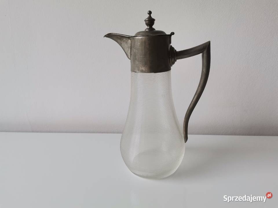 Stary przedwojenny dzbanek karafka plater Katowice sprzedam