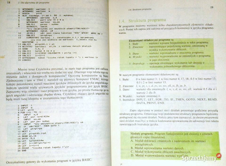 Mikrokomputery Nauka programowania w języku Pozostałe Chełm sprzedam