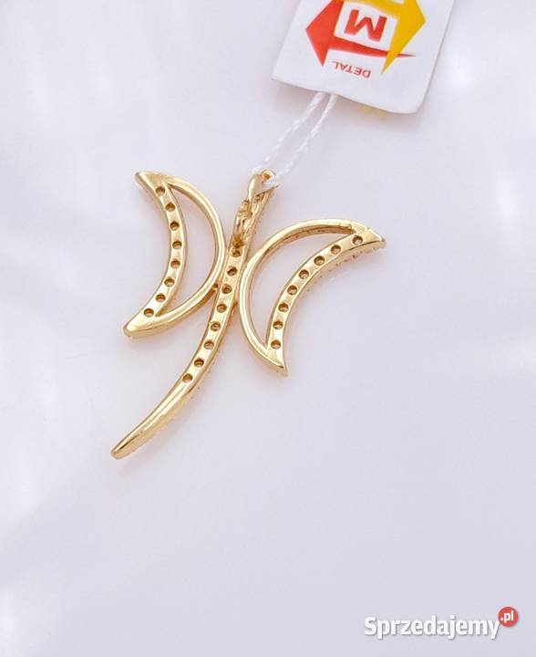 25 Wisiorek Złoty 585 WAŻKA Z1096 złote wielkopolskie