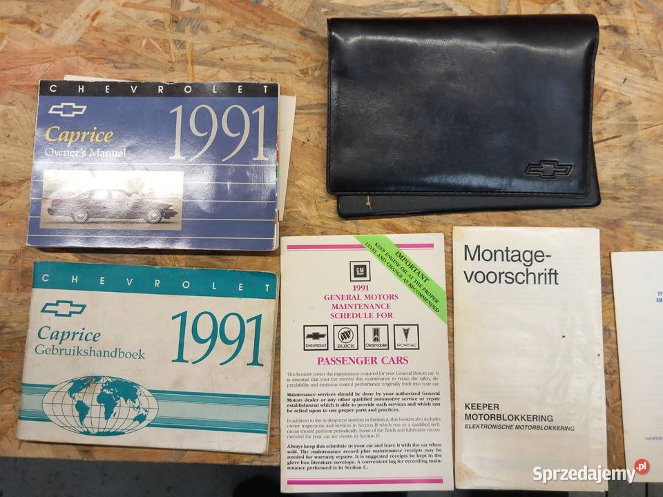 Chevrolet Caprice instrukcja ksiązka