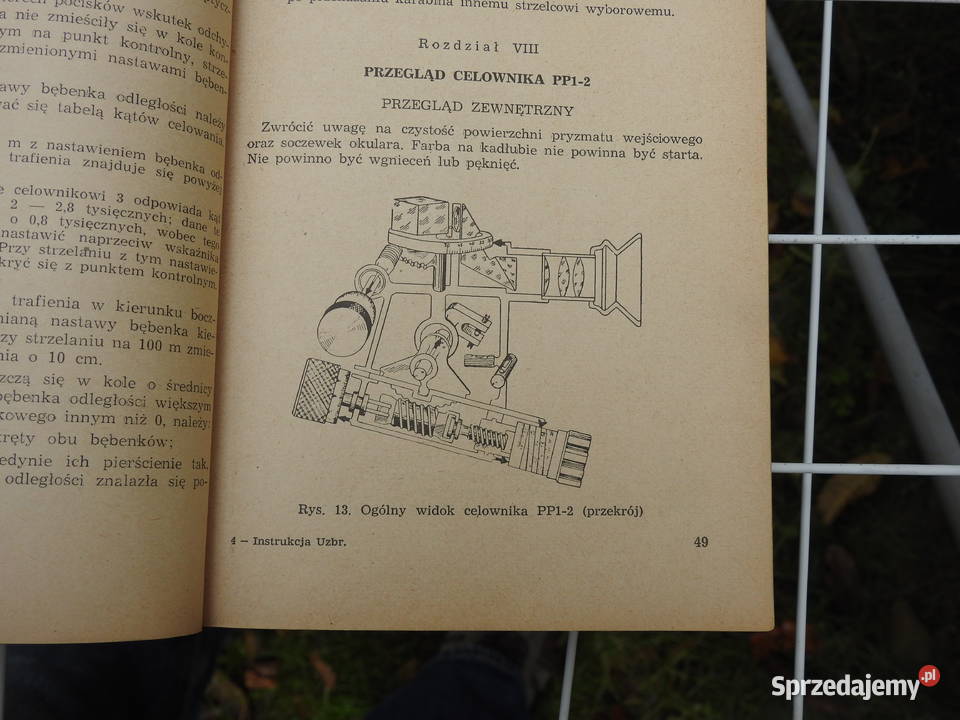 Instrukcja Uzbrojenia 1959 Warszawa 236 stron mazowieckie