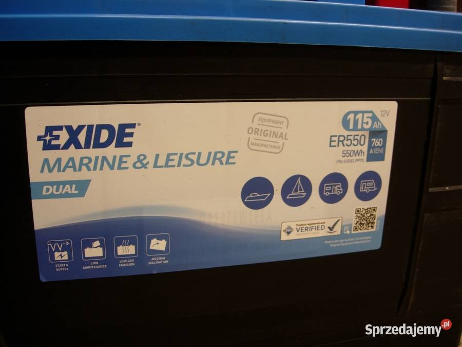 Akumulator Exide 12V 115Ah do kampera przyczepy Białystok