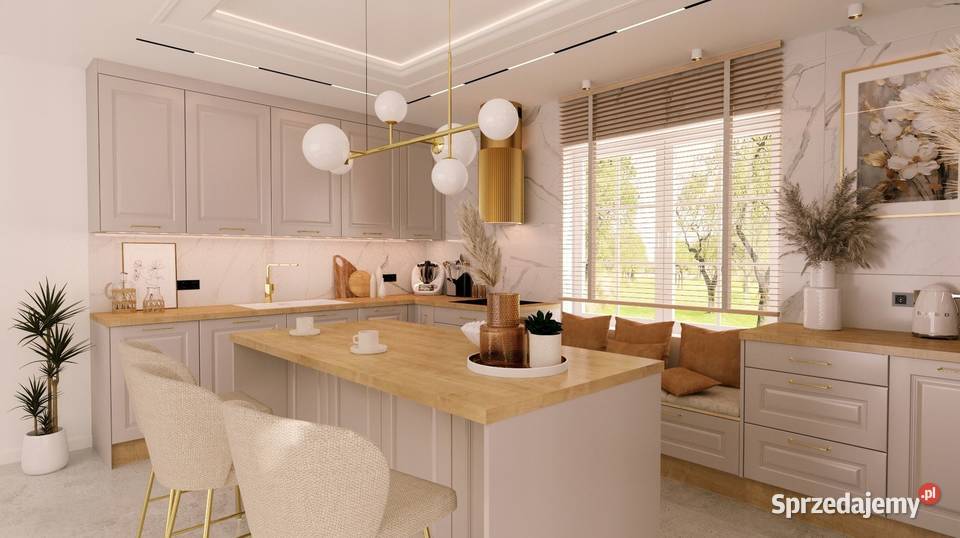 KUCHNIA KASZMIROWA Z WYSPĄ MEBLE KUCHENNE Kuchenne Dom i Ogród Gdynia sprzedam