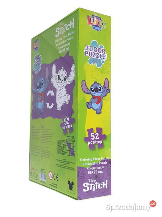 Puzzle Luna Toys Stitch 52 elementów Stitch Puzzle Cieszyn