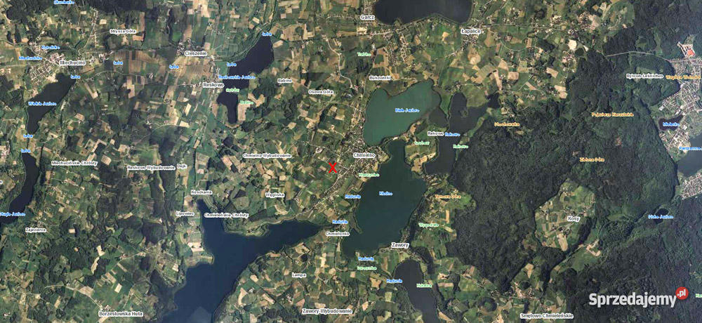 działkę budowlaną z widokiem na 3 jeziora