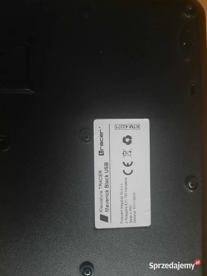 Klawiatura Maverick Black USB kujawsko-pomorskie Włocławek