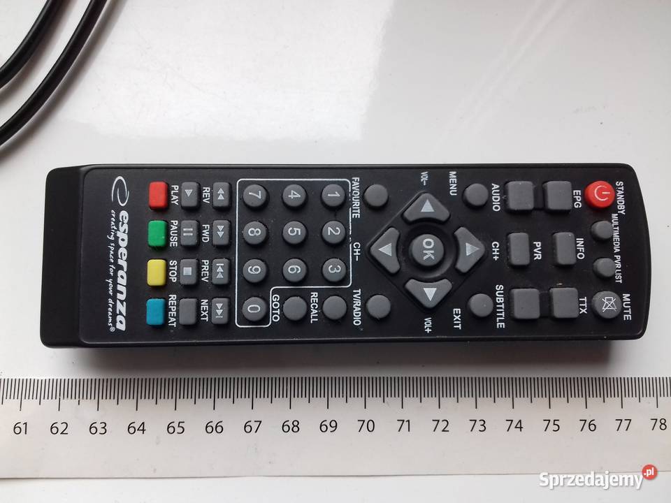 Dekoder TV esperanza DVBT2 HEVC EV107 HDMI Scart Bydgoszcz sprzedam