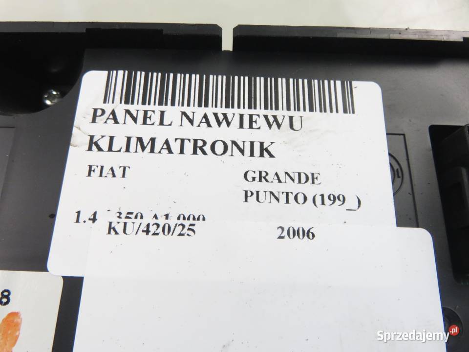 KLIMATRONIK FIAT GRANDE PUNTO 735419793 osobowe