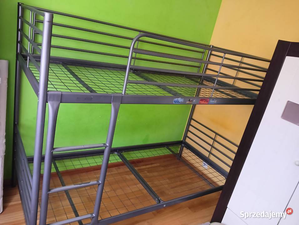 Łóżko piętrowe metalowe Ikea lubelskie Lublin sprzedam