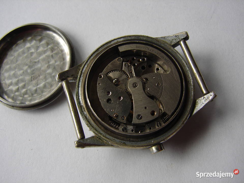 Richard Automatic stary zegarek z czarną tarczą Warszawa