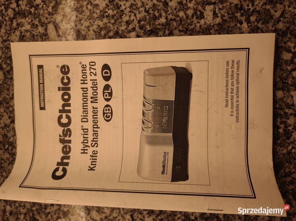 Ostrzałka elektryczna hybrid 270 Chefschoice 270 Nowa Sól sprzedam