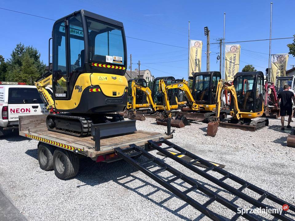 Mini koparka YANMAR SV16 z 2018r 4 łyżki Koparki łódzkie Złoczew