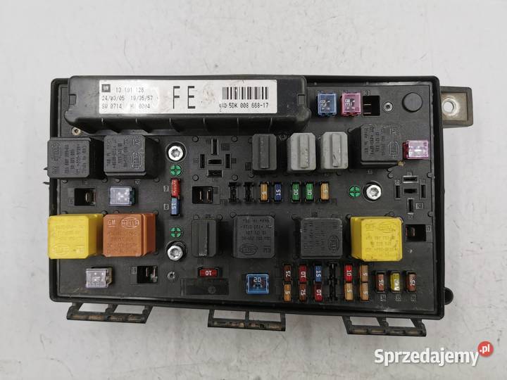 Moduł BSI Skrzynka Bezpieczników Opel Astra H Skrzynki bezpieczników mazowieckie Wyszków