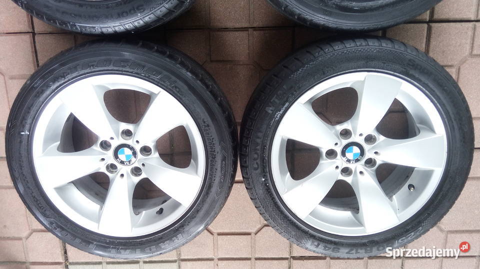 4 x alufelgi BMW 5x120 ET43 OE 6762001 Średnica 17" Tarnów