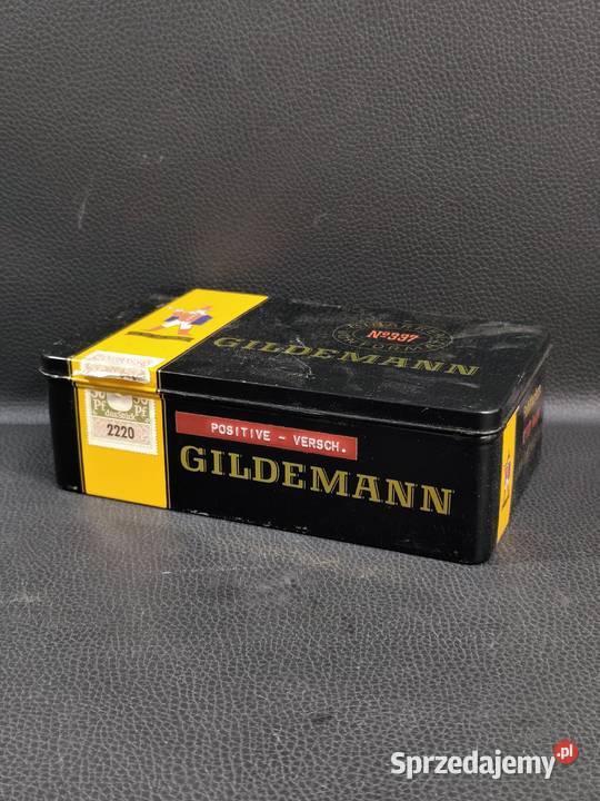 Vintage Puszka Na Cygara Gildemann łódzkie Poddębice