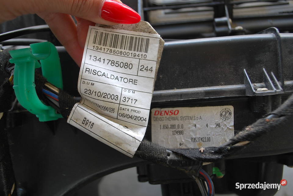 NAGRZEWNICA FIAT DUCATO 20022006 Grzebowilk