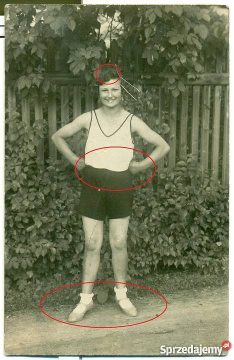 Stara fotografia kobieta dedykacja opis