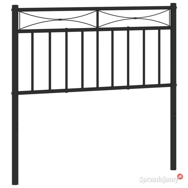 Metalowe wezgłowie czarne 90 WM373719