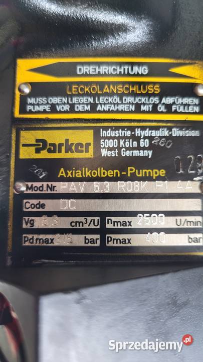 Zespół pomp hydraulicznych Bosch Parker Białogard