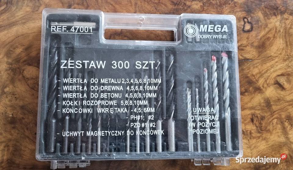 Wiertła i kołki zestaw Zielona Góra sprzedam