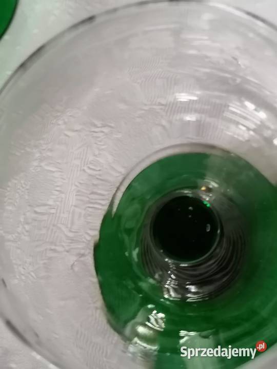 Kieliszki do wina na zielonej nóżce Luminarc Sosnowiec