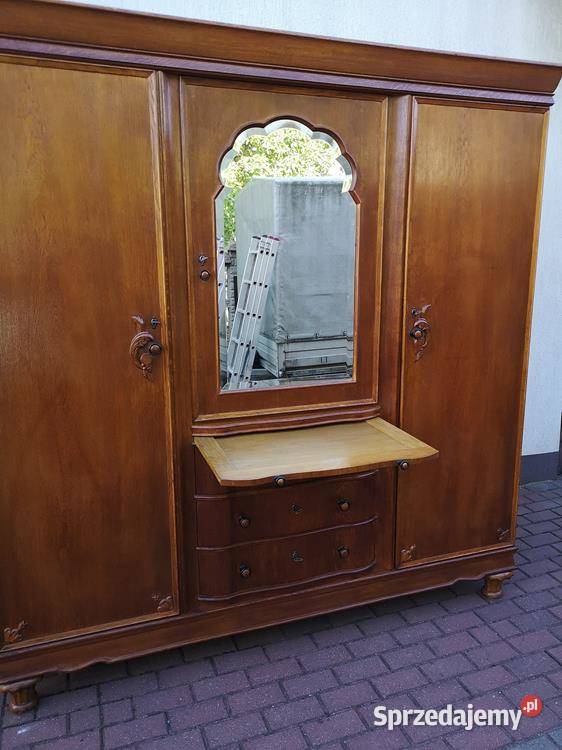 Szafa Duża Dębowa Stara Antyk Stanie Okazja sprzedam