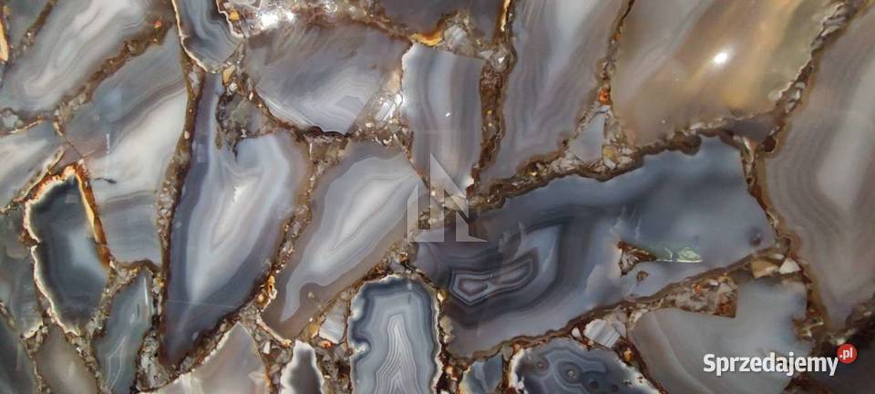 Luksusowa płyta dekoracyjna Agat Blue Lace Panele dekoracyjne Wrocław sprzedam