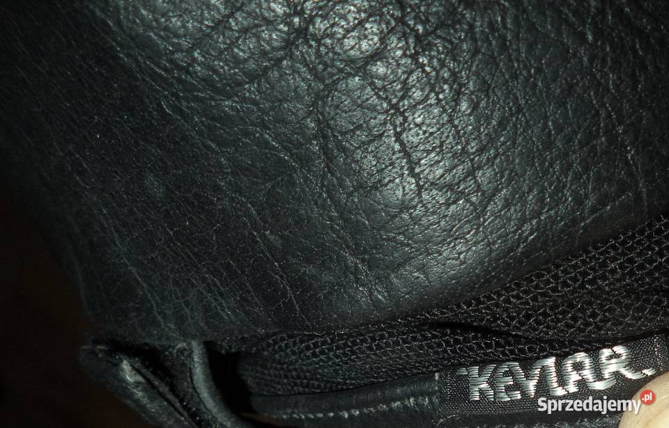 Kevlar Używana męska kurtka skórzana ramoneska śląskie Piekary Śląskie